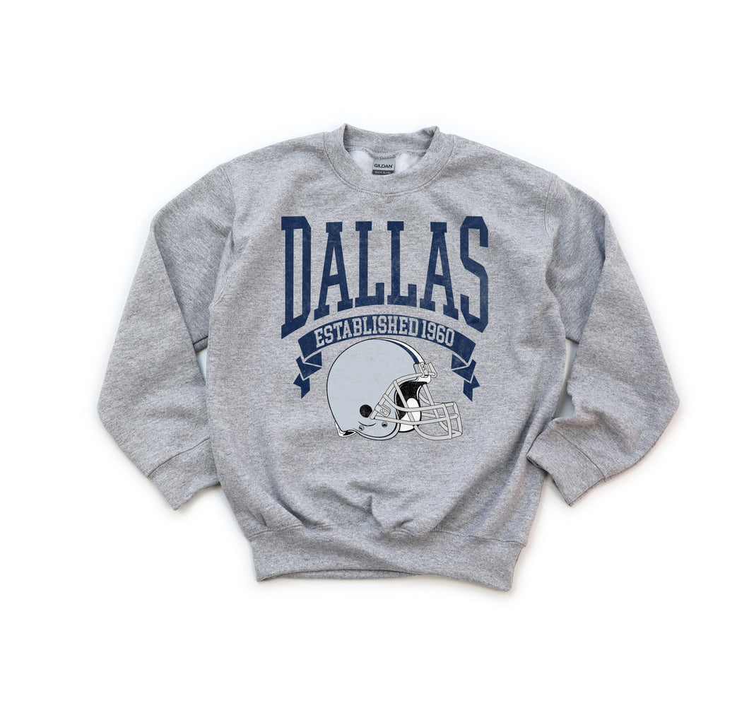 Dallas Football Vintage KID Crewneck