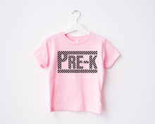 Load image into Gallery viewer, Grade Checkered Back To School Tee
