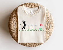 Load image into Gallery viewer, Best Dad Grandpa By Par CUSTOM GOLF BALL Tee
