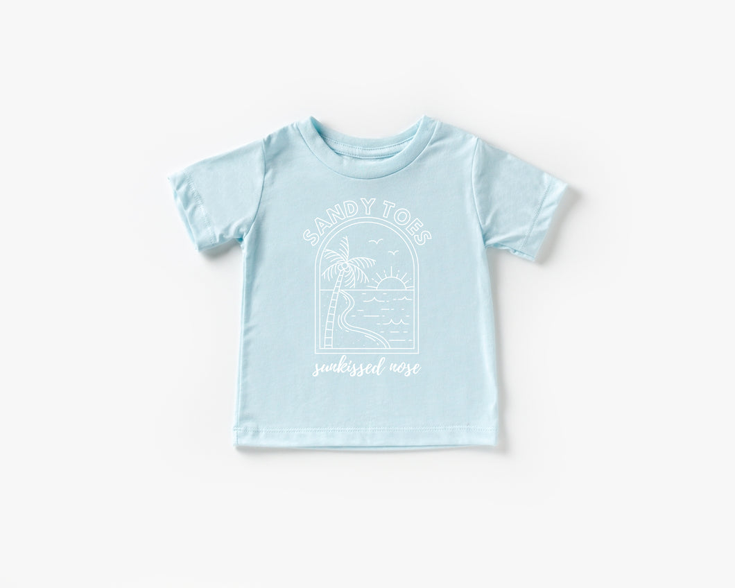 Sandy Toes & Sunkissed Nose Toddler Tee
