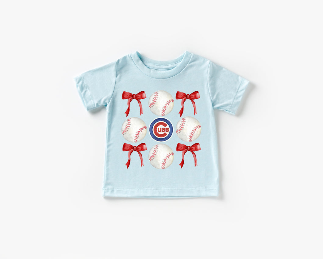 Chicago Cubs Watercolor Coquette KIDS