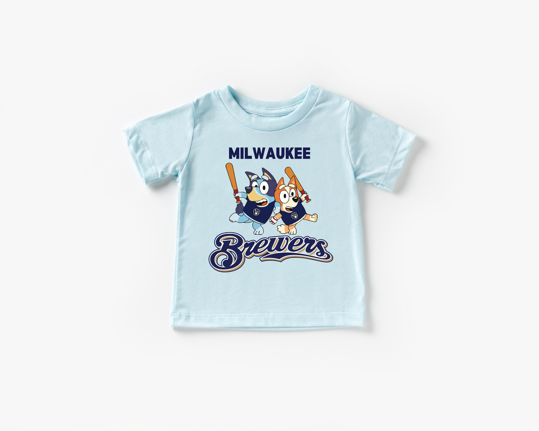 Milwaukee Brewers Blu Ey Blue Dog KID