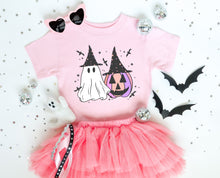 Load image into Gallery viewer, Ghost Pumpkin Bat Pink KID
