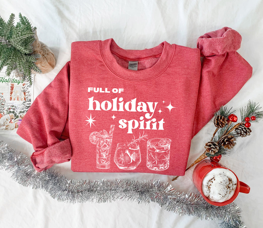 Full Of Holiday Spirit Crewneck - M