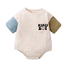 Load image into Gallery viewer, Colorblock Onesie [MAMA&#39;S BOY or LIL BRO]
