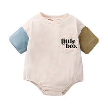 Load image into Gallery viewer, Colorblock Onesie [MAMA&#39;S BOY or LIL BRO]
