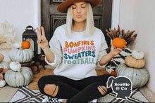 Load image into Gallery viewer, Bonfires Pumpkins Sweaters Football
