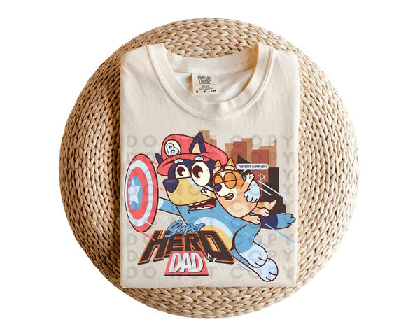 Super Hero Dad Bandit Bingo Shirt