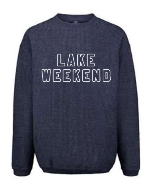 Lake Weekend Corded Crewneck