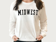 Load image into Gallery viewer, Distressed Midwest Long Sleeve
