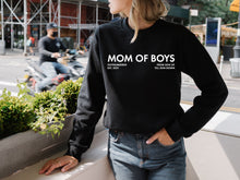 Load image into Gallery viewer, Mom of Boys Outnumbered Crewneck
