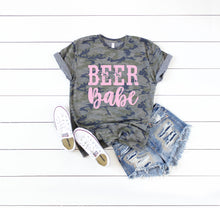 Load image into Gallery viewer, Beer Babe Camo Tee
