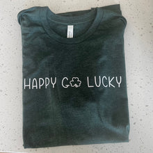 Load image into Gallery viewer, Happy Go Lucky Adult Tee

