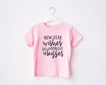 Load image into Gallery viewer, New Year Wishes &amp; Midnight Kisses Toddler Tee
