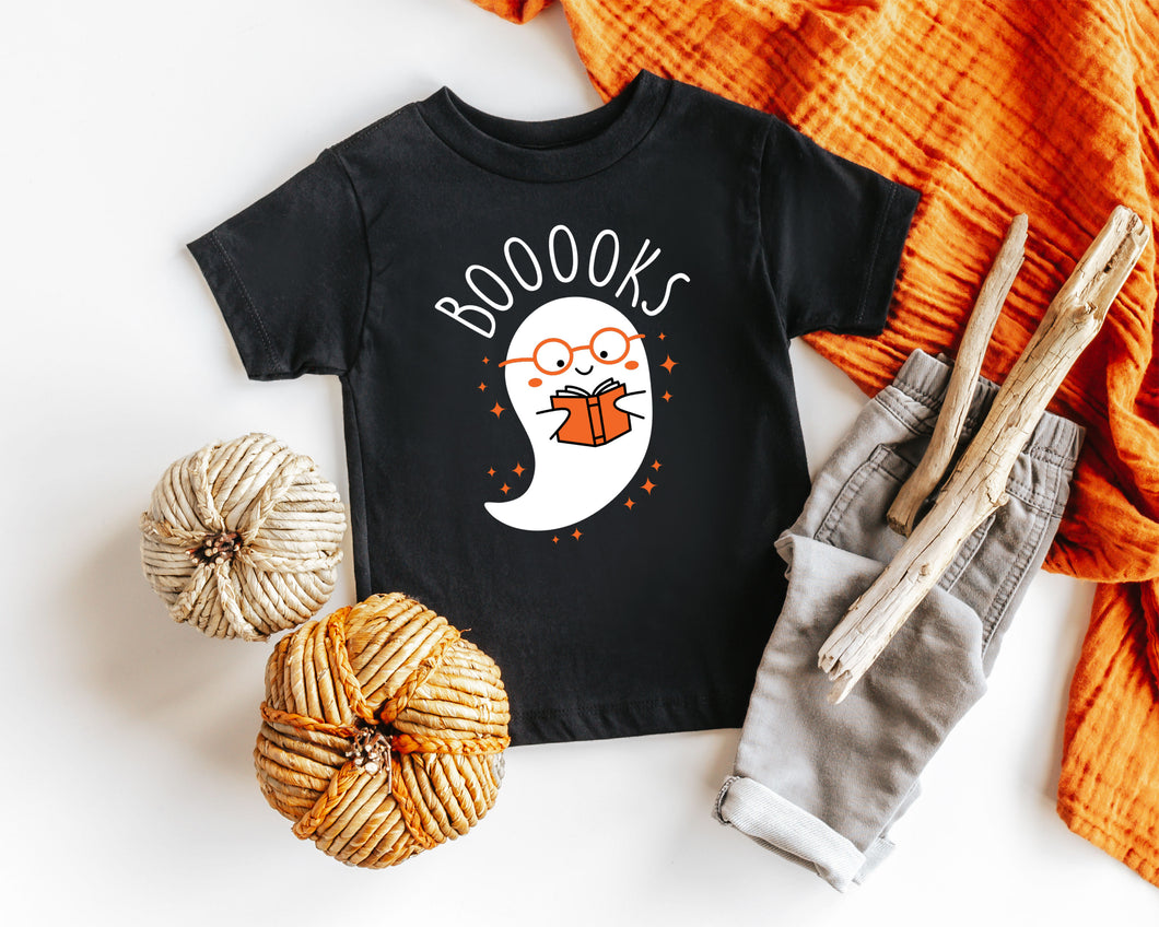 Booooks Ghost Toddler Youth Tee
