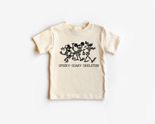 Load image into Gallery viewer, Spooky Scary Skeleton Toddler Youth Tee
