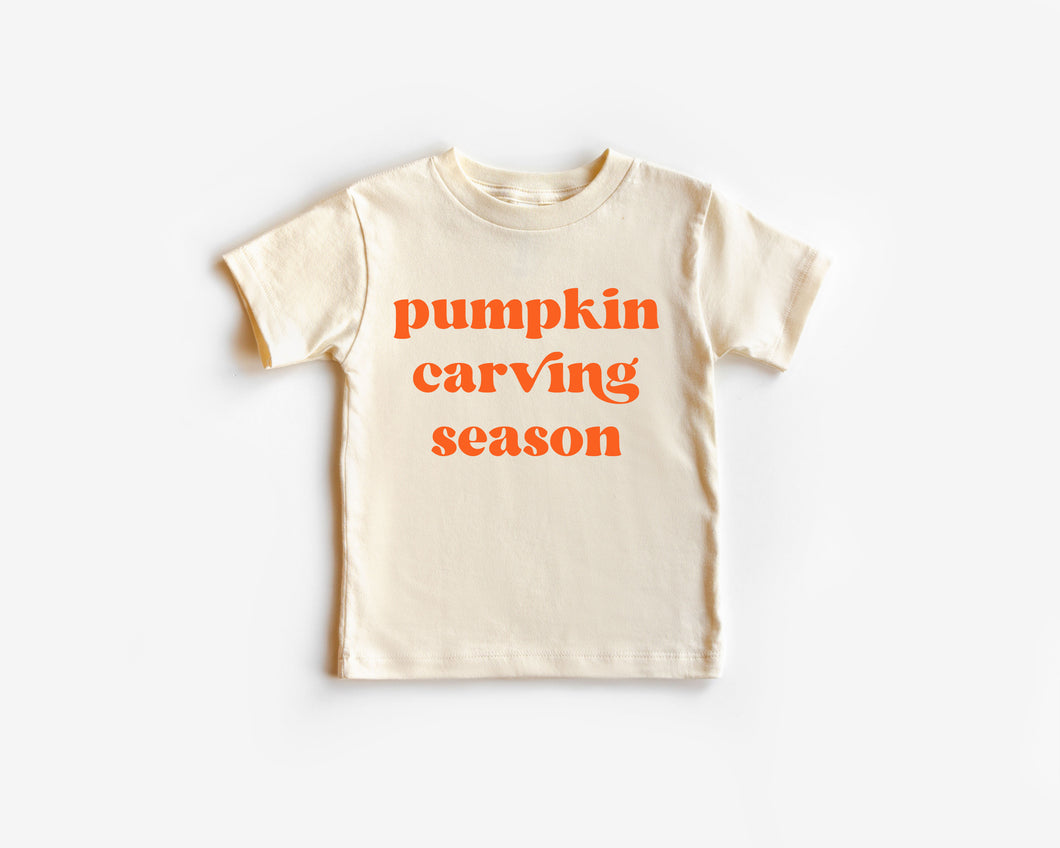 Pumpkin Carving Season Toddler Tshirt