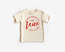 Load image into Gallery viewer, Proud Member Nice List Tee (Toddler | Youth)
