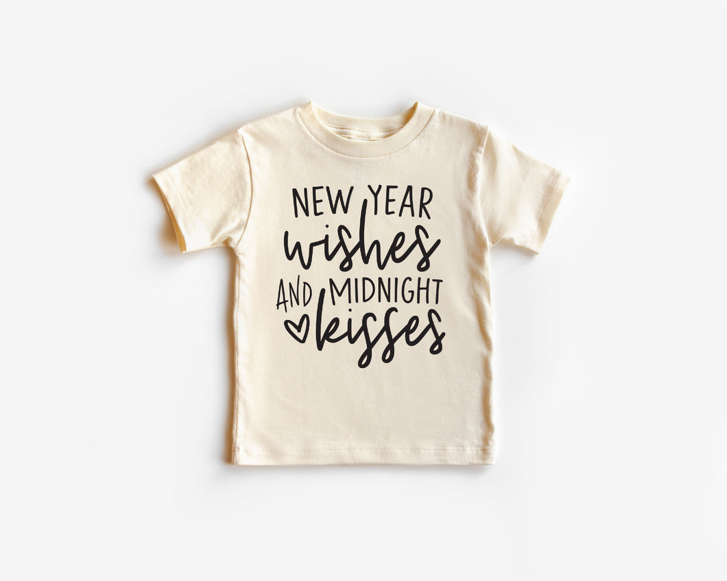 New Year Wishes & Midnight Kisses Toddler Tee