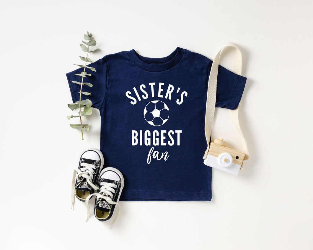 Sister Brother Biggest Fan Sport Tee