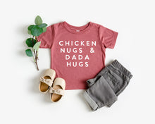 Load image into Gallery viewer, Chicken Nugs &amp; Mama/Dada Hugs Toddler Tee
