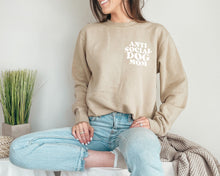 Load image into Gallery viewer, AntiSocial Dog Mom Pigment-Dyed Crewneck
