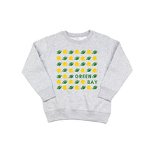 Load image into Gallery viewer, Green Bay Football Helmets Toddler Youth Crewneck
