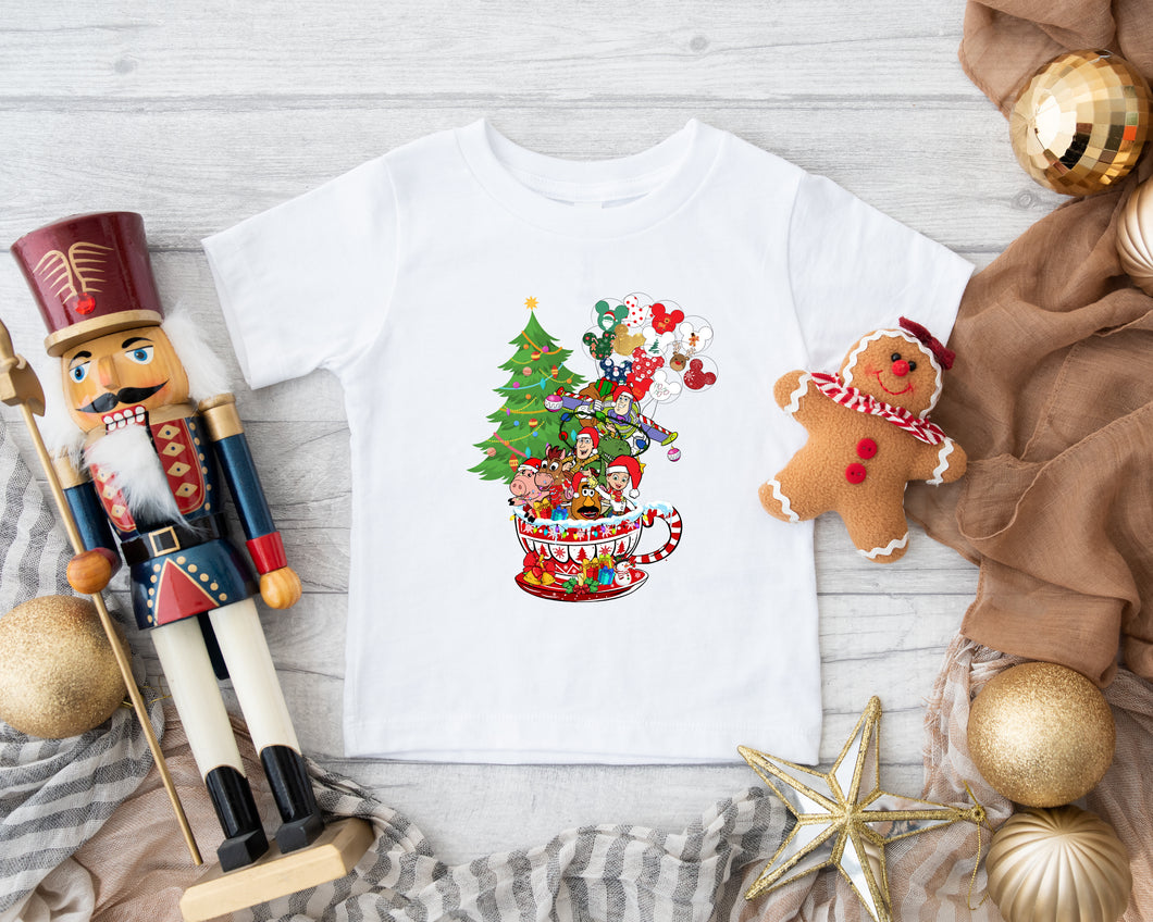 Holiday Teacup Toddler Youth Shirt